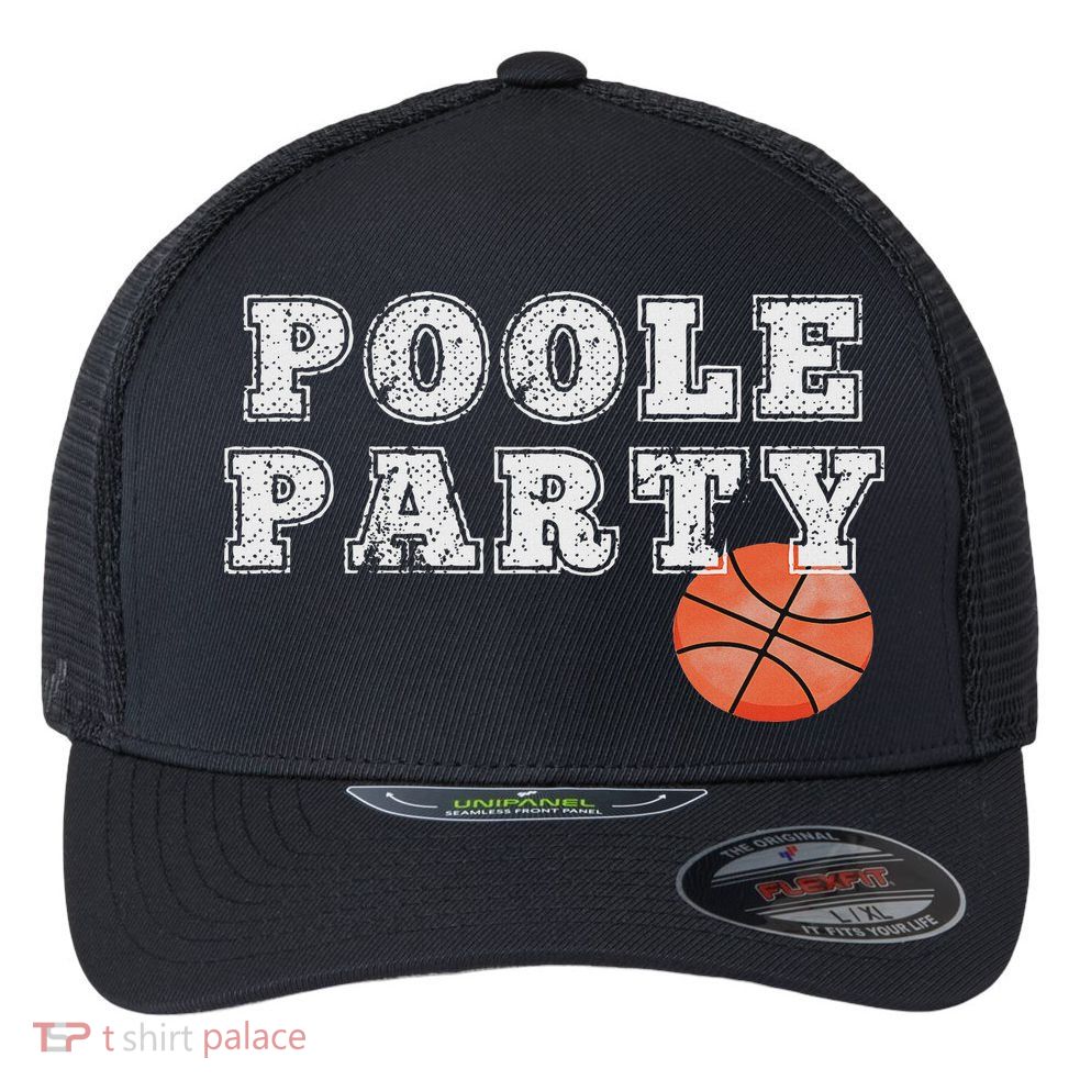 Poole Party Basketball Flexfit Unipanel Trucker Cap