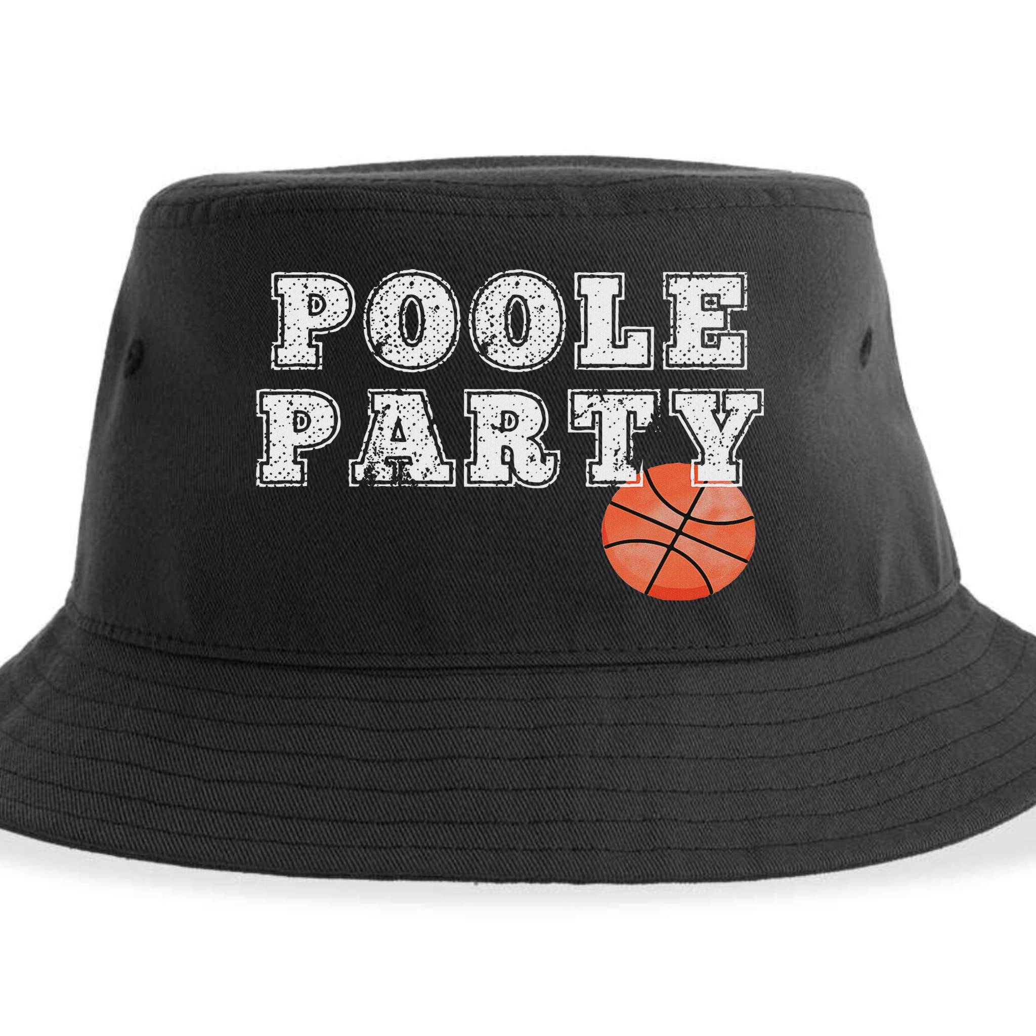 Poole Party Basketball Sustainable Bucket Hat