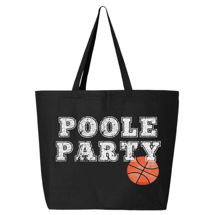 Poole Party Basketball 25L Jumbo Tote