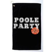 Poole Party Basketball Golf Towel