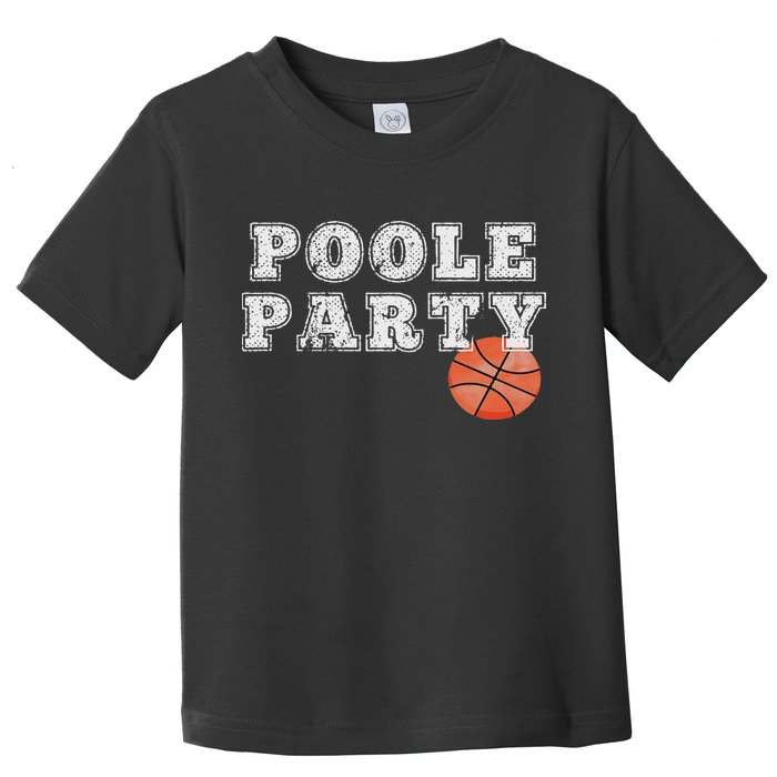 Poole Party Basketball Toddler T-Shirt