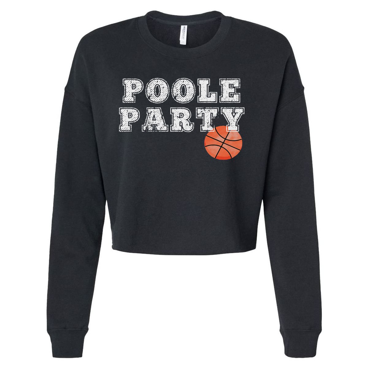Poole Party Basketball Cropped Pullover Crew