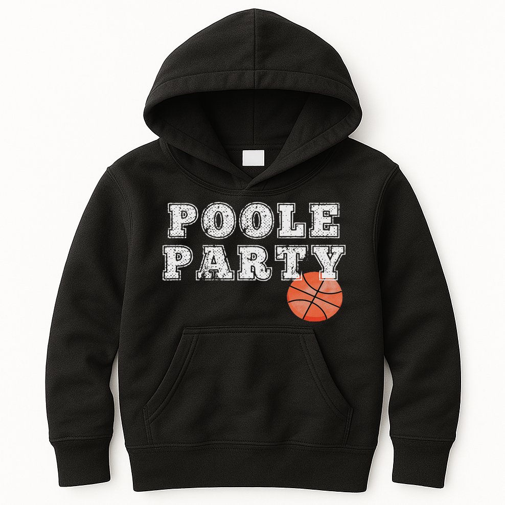 Poole Party Basketball Kids Hoodie