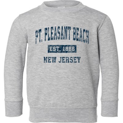Point Pleasant Beach New Jersey NJ Vintage Sports Design Toddler Sweatshirt