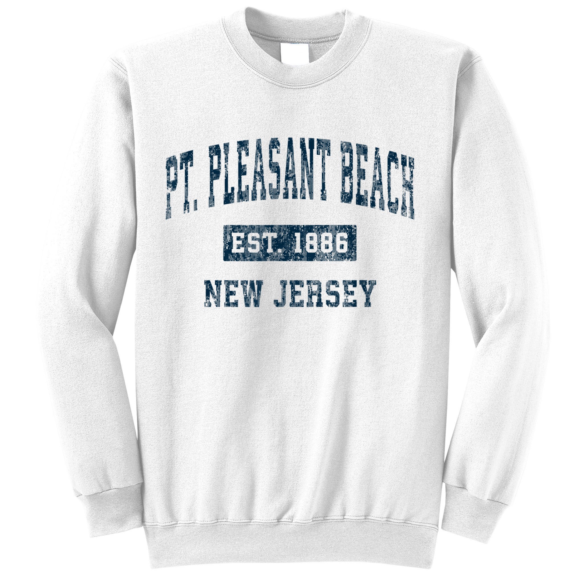 Point Pleasant Beach New Jersey NJ Vintage Sports Design Sweatshirt