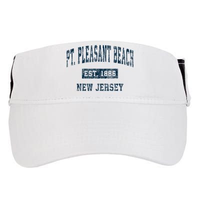Point Pleasant Beach New Jersey NJ Vintage Sports Design Adult Drive Performance Visor