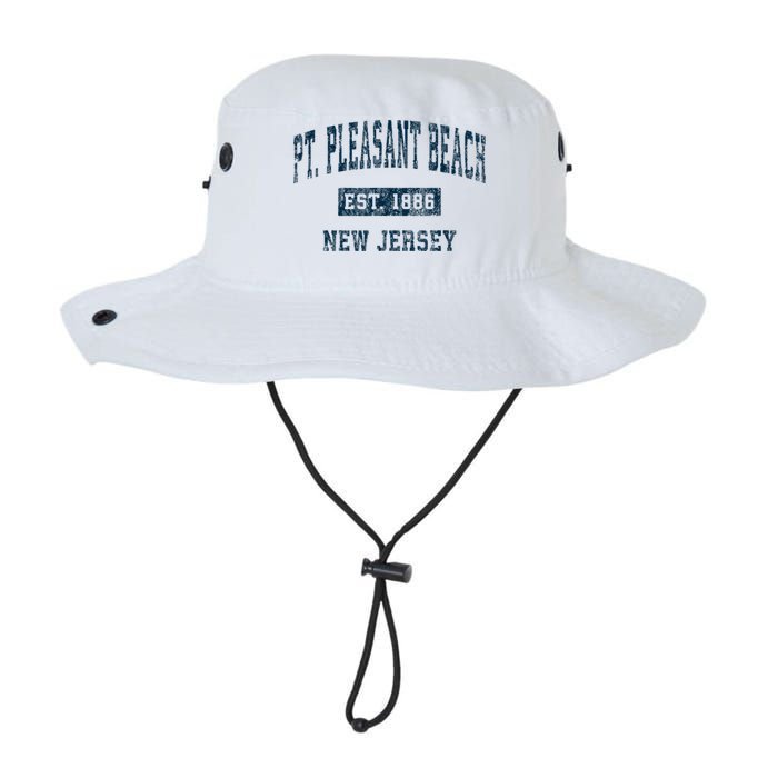 Point Pleasant Beach New Jersey NJ Vintage Sports Design Bucket Hat