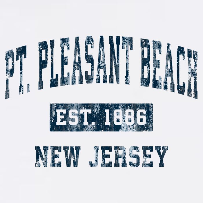 Point Pleasant Beach New Jersey NJ Vintage Sports Design Bucket Hat