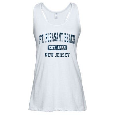 Point Pleasant Beach New Jersey NJ Vintage Sports Design Ladies Essential Flowy Tank