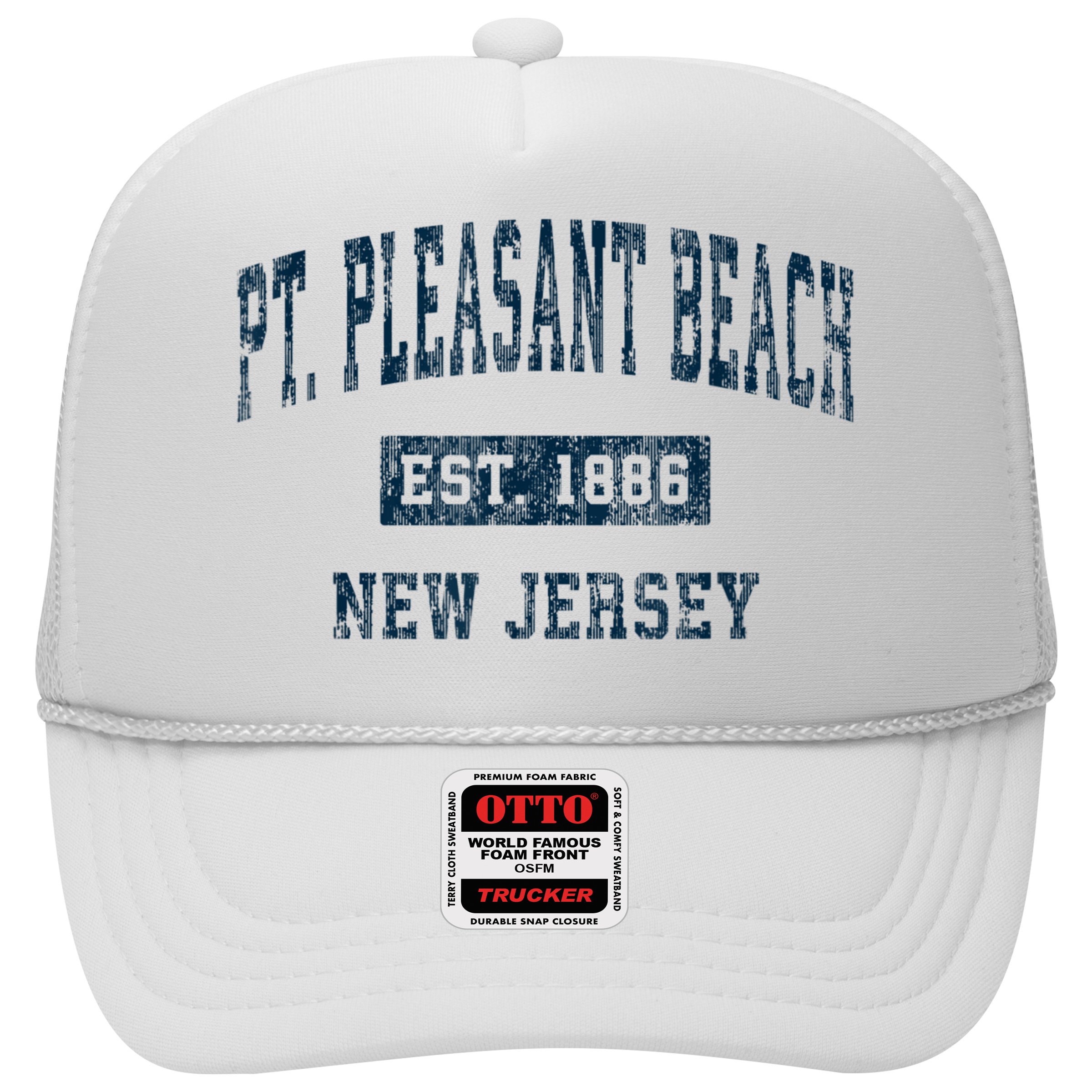 Point Pleasant Beach New Jersey NJ Vintage Sports Design Hat