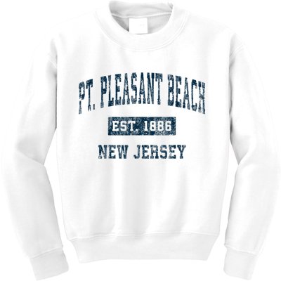 Point Pleasant Beach New Jersey NJ Vintage Sports Design Kids Sweatshirt