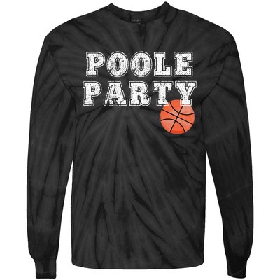 Poole Party Basketball Tie-Dye Long Sleeve Shirt