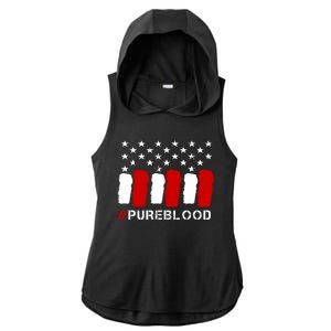 #Pureblood Pure Blood Movement Freedom Ladies PosiCharge Tri-Blend Wicking Draft Hoodie Tank