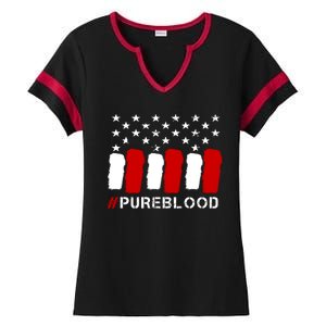 #Pureblood Pure Blood Movement Freedom Ladies Halftime Notch Neck Tee