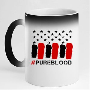 #Pureblood Pure Blood Movement Freedom 11oz Black Color Changing Mug