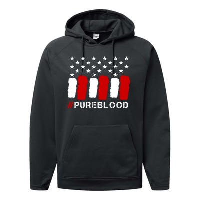 #Pureblood Pure Blood Movement Freedom Performance Fleece Hoodie