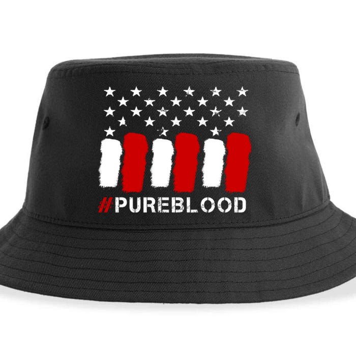 #Pureblood Pure Blood Movement Freedom Sustainable Bucket Hat