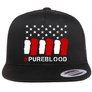 #Pureblood Pure Blood Movement Freedom Flat Bill Trucker Hat