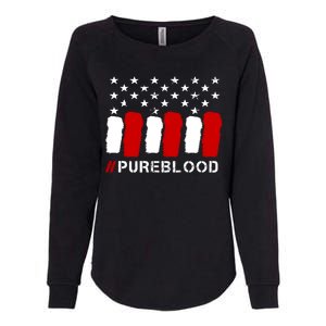 #Pureblood Pure Blood Movement Freedom Womens California Wash Sweatshirt