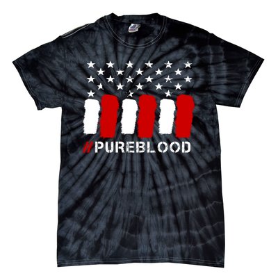 #Pureblood Pure Blood Movement Freedom Tie-Dye T-Shirt