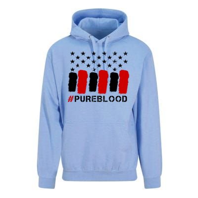 #Pureblood Pure Blood Movement Freedom Unisex Surf Hoodie