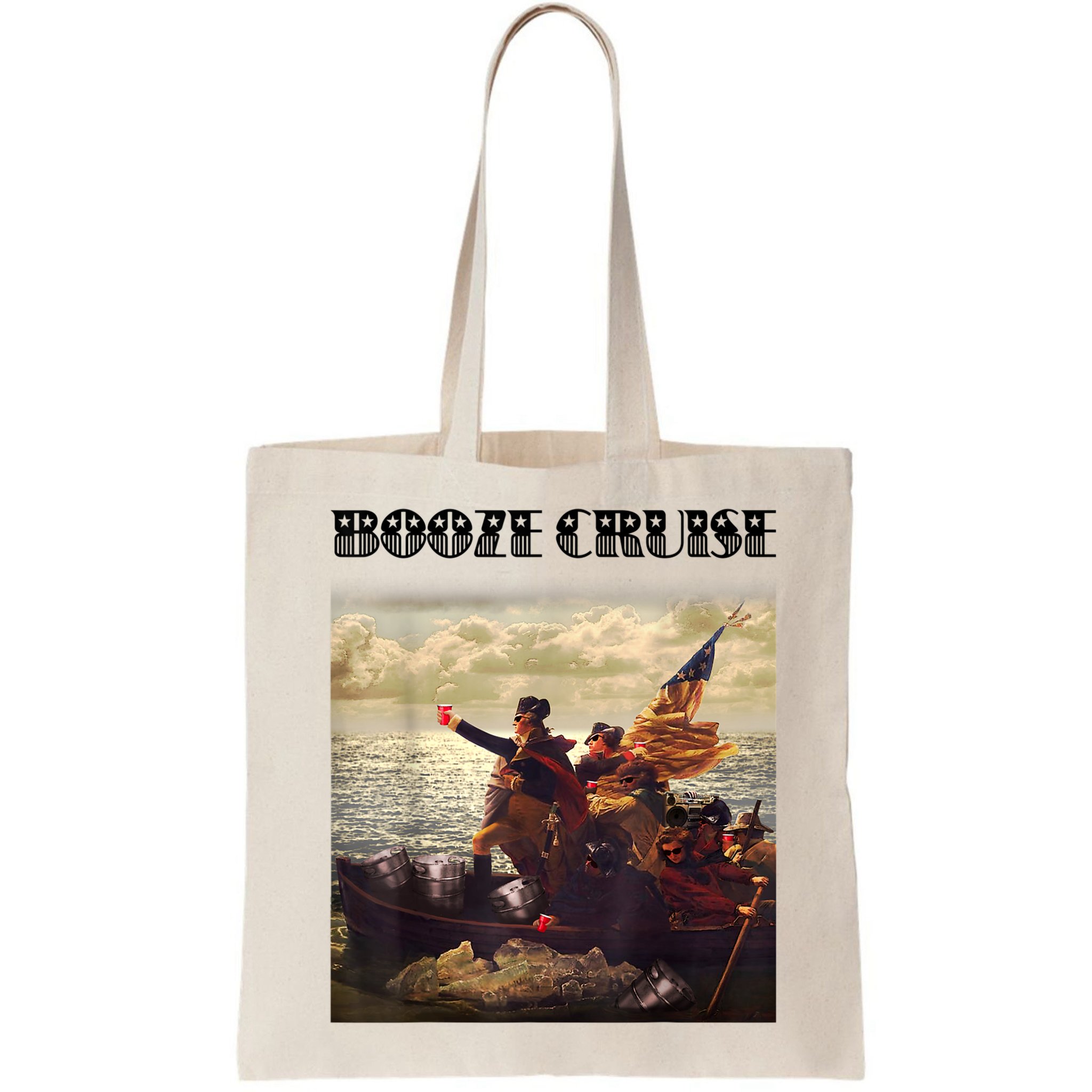 Political Party Booze Cruise Shades & Red Cups Funny Bag