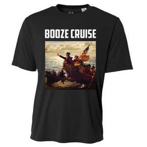 Political Party Booze Cruise Shades & Red Cups Cooling Performance Crew T-Shirt