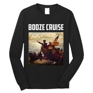 Political Party Booze Cruise Shades & Red Cups Long Sleeve Shirt