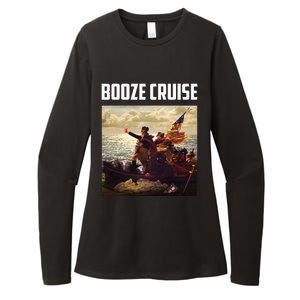 Political Party Booze Cruise Shades & Red Cups Womens CVC Long Sleeve Shirt