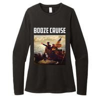 Political Party Booze Cruise Shades & Red Cups Womens CVC Long Sleeve Shirt