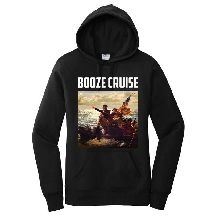 Political Party Booze Cruise Shades & Red Cups Women's Pullover Hoodie