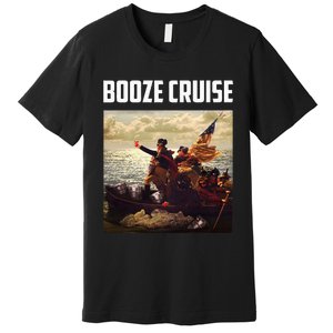 Political Party Booze Cruise Shades & Red Cups Premium T-Shirt