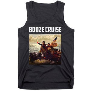 Political Party Booze Cruise Shades & Red Cups Tank Top