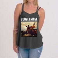 Political Party Booze Cruise Shades & Red Cups Women's Strappy Tank