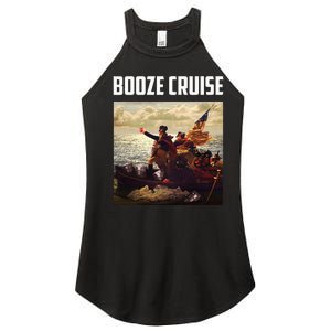 Political Party Booze Cruise Shades & Red Cups Women's Perfect Tri Rocker Tank