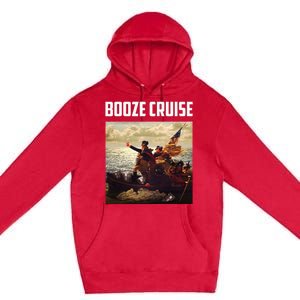 Political Party Booze Cruise Shades & Red Cups Premium Pullover Hoodie