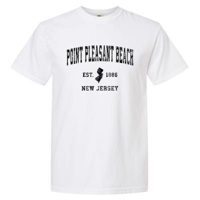 Point Pleasant Beach New Jersey Nj Vintage Athletic Sports Garment-Dyed Heavyweight T-Shirt