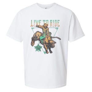 Pbr Professional Bull Riders Live To Ride Rodeo Pbr Logo Sueded Cloud Jersey T-Shirt