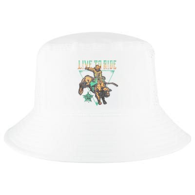 Pbr Professional Bull Riders Live To Ride Rodeo Pbr Logo Cool Comfort Performance Bucket Hat