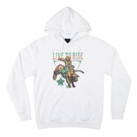 Pbr Professional Bull Riders Live To Ride Rodeo Pbr Logo Hoodie