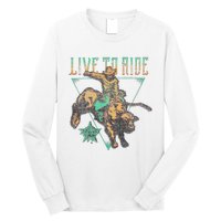 Pbr Professional Bull Riders Live To Ride Rodeo Pbr Logo Long Sleeve Shirt