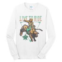 Pbr Professional Bull Riders Live To Ride Rodeo Pbr Logo Tall Long Sleeve T-Shirt