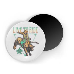 Pbr Professional Bull Riders Live To Ride Rodeo Pbr Logo Magnet