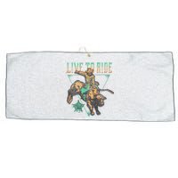 Pbr Professional Bull Riders Live To Ride Rodeo Pbr Logo Large Microfiber Waffle Golf Towel