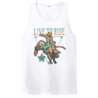 Pbr Professional Bull Riders Live To Ride Rodeo Pbr Logo PosiCharge Competitor Tank