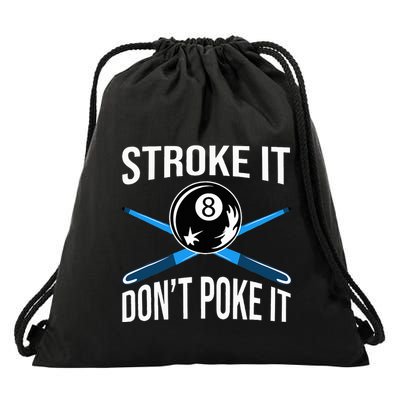 Pool Player Billard 8ball Drawstring Bag