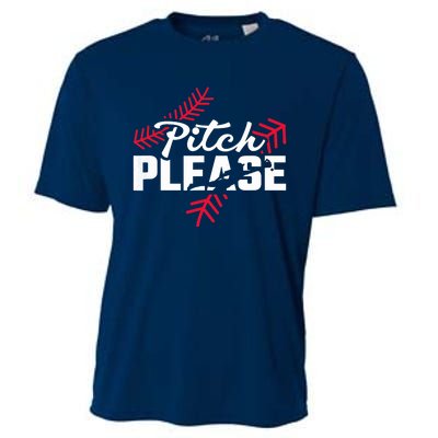 Pitch Please, Baseball Cooling Performance Crew T-Shirt