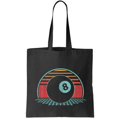 Pool Player Billiards Lover 8 Ball Retro Vintage 80s Style Bag