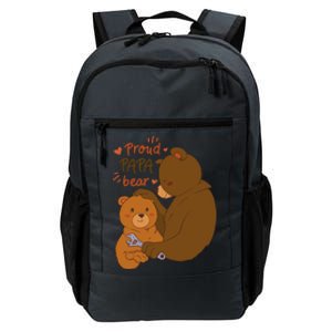 Proud Papa Bear Cute Gift Daily Commute Backpack