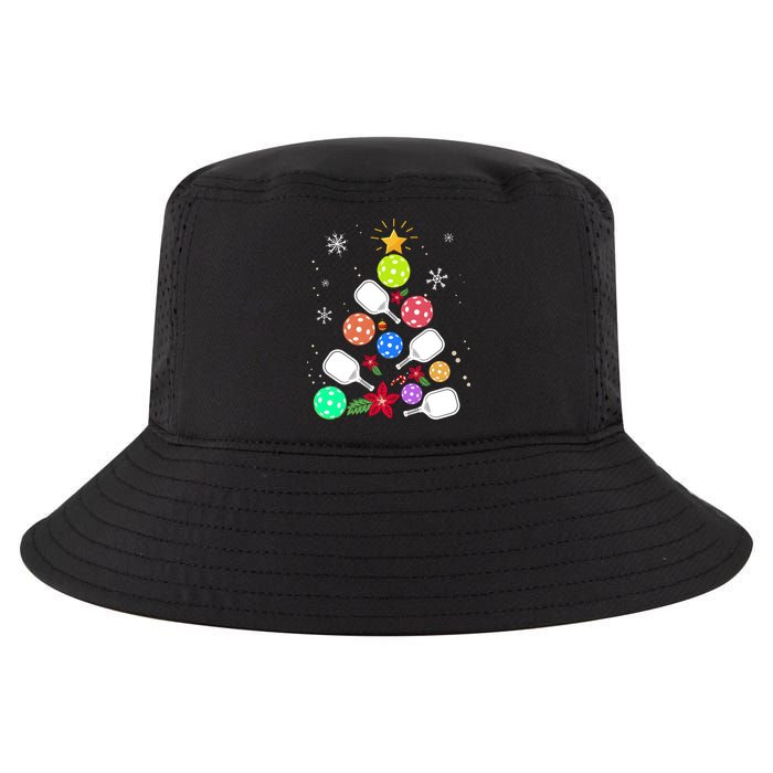 Pickleball Pickle Ball Christmas Tree Cool Comfort Performance Bucket Hat